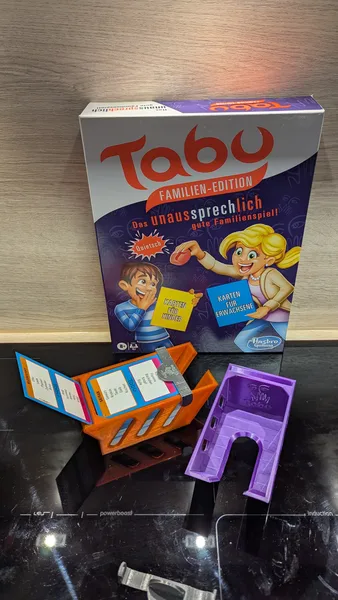 Tabu Kartenhalter (Familien Edition)  /  taboo card holder (family edition)
