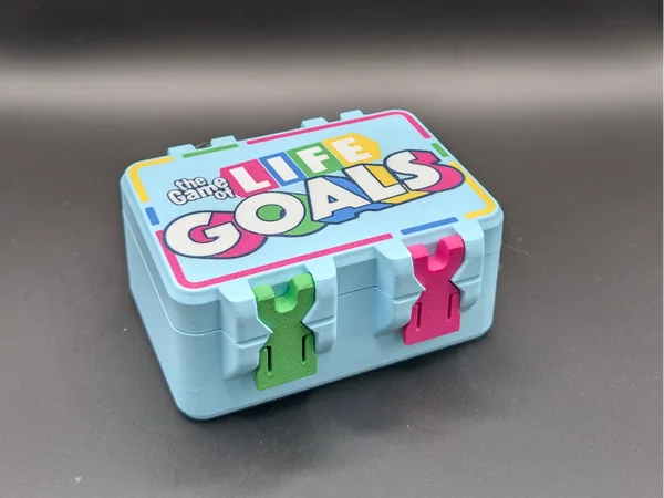 The Game Of Life GOALS Card Box - SnapLock