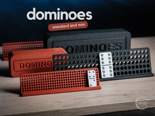 dominoes · standard and mini