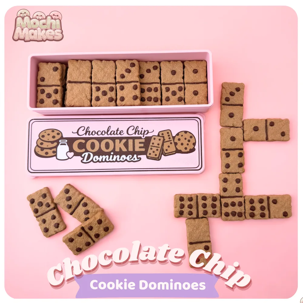 🍪🎲 Chocolate Chip Cookie Dominoes 🎲🍪