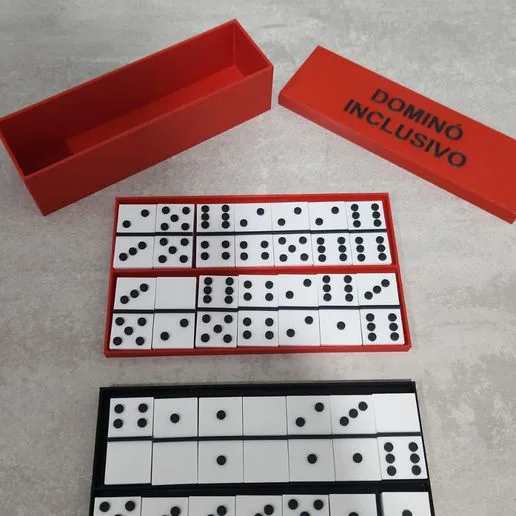 INCLUSIVE BRAILLE DOMINOES FOR THE VISUALLY IMPAIRED