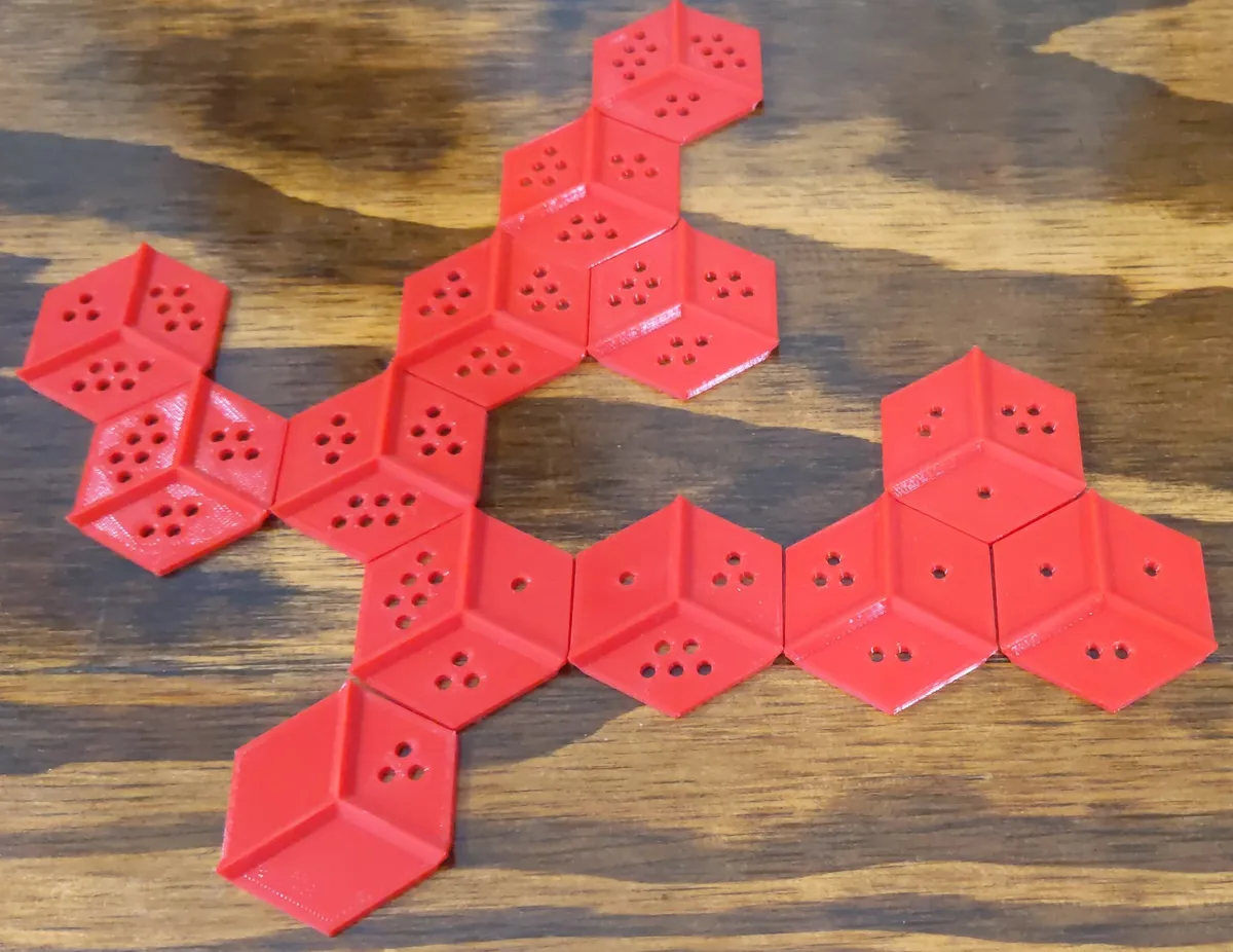 Hexagonal Dominoes Game