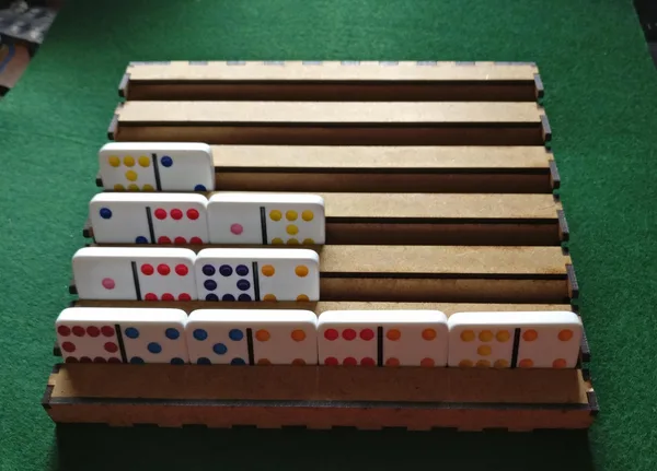 Dominoes Rack, Laser Cut