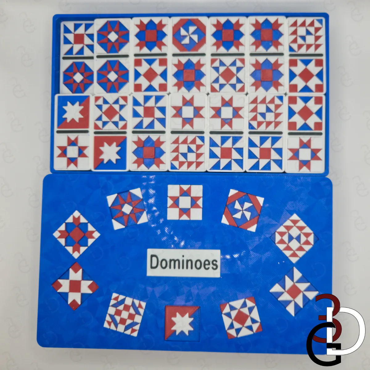 Quilt Block Dominoes "Double 9"