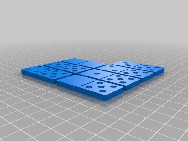 Set of Dominoes for printing