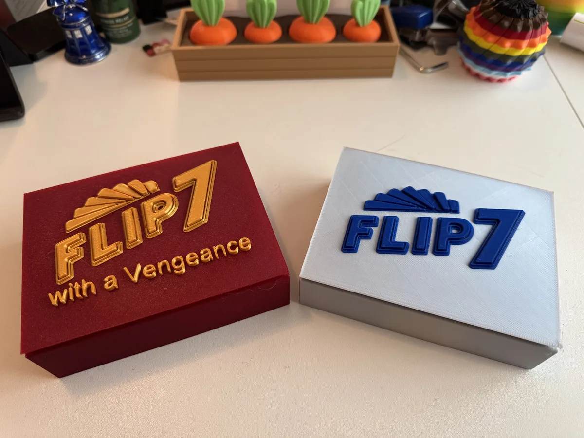 Flip 7 & Flip 7 with a Vengeance Snap Lid Boxes