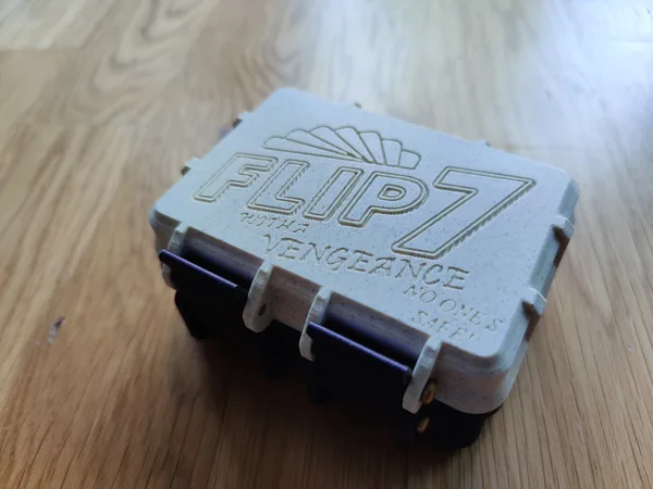 Flip 7 WITH A VENGEANCE Card Box