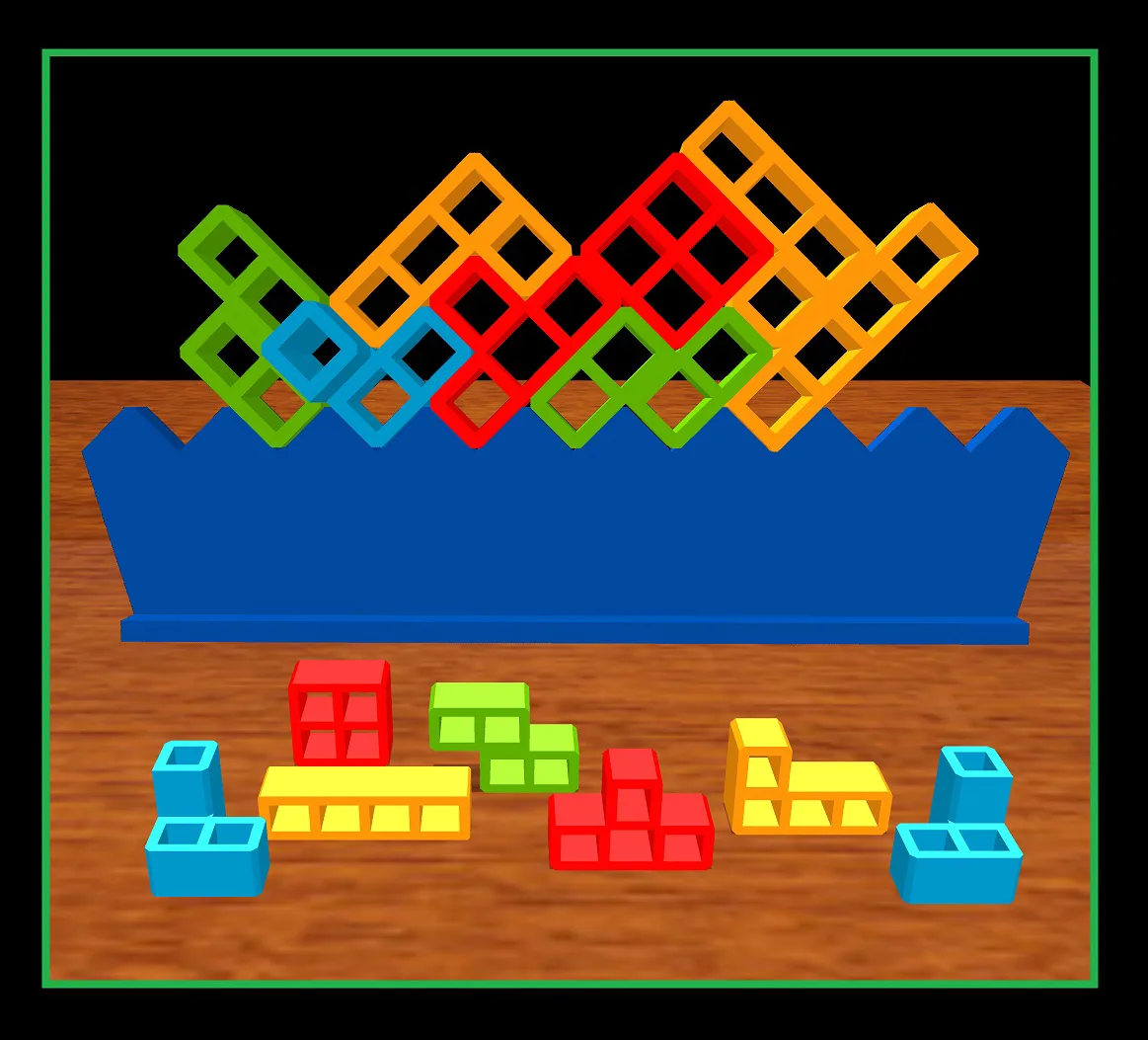Jenga Tetris