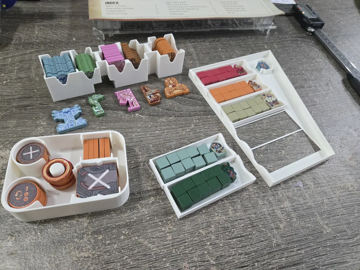 Ice and Idols Board Game Organizer
