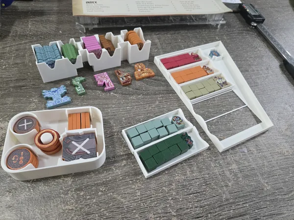 Ice and Idols Board Game Organizer