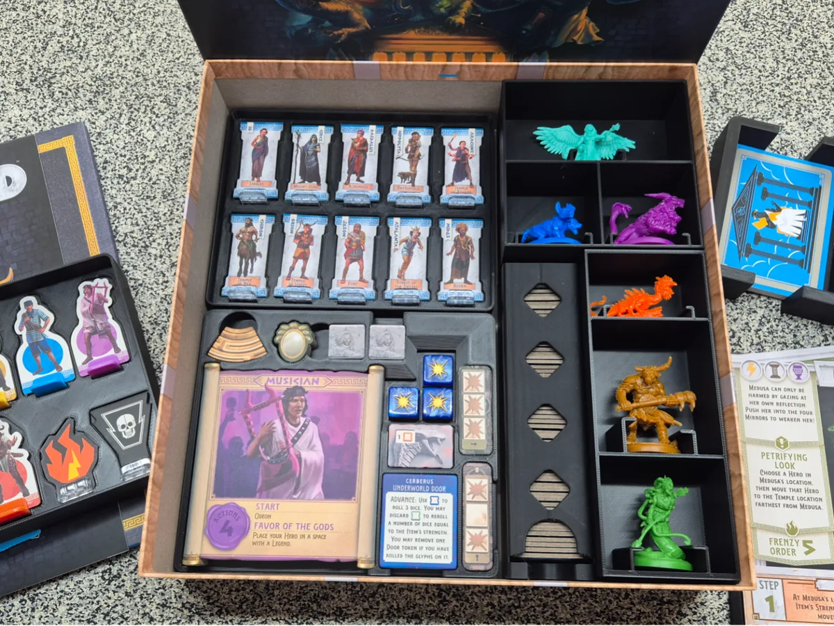Horrified Greek Monsters Board Game Storage