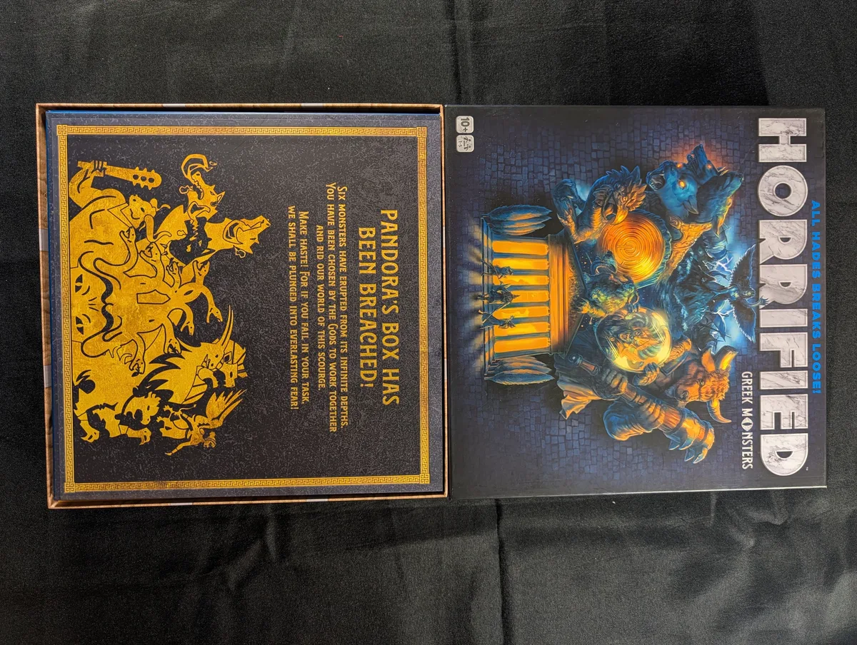 Horrified Greek Monsters Boardgame insert