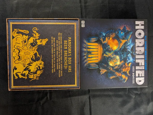 Horrified Greek Monsters Boardgame insert
