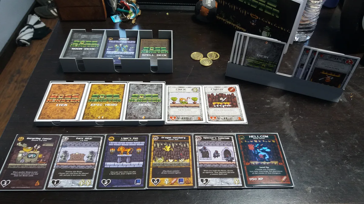 Boss Monster Dungeon Board & Card Holders