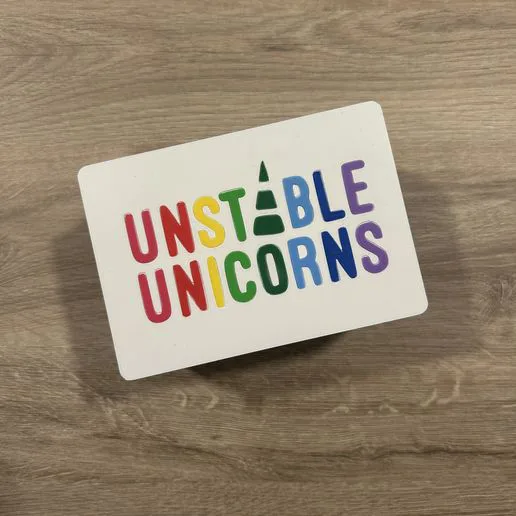 CAJA GUARDADO CARTAS UNSTABLE UNICORNS