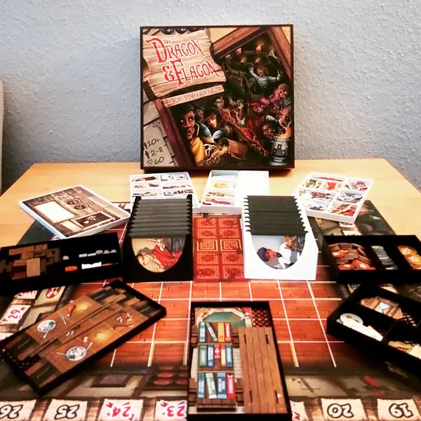 The Dragon and Flagon boardgame insert