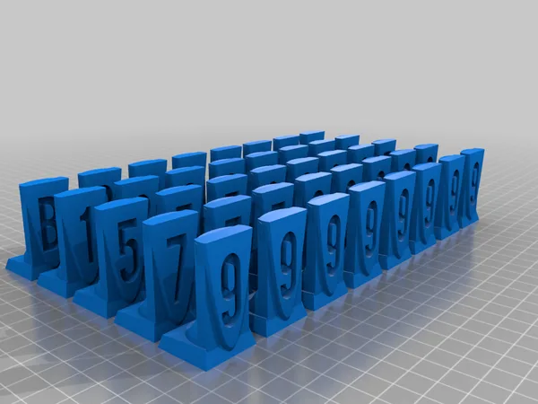 Game Pieces for Classic Stratego (European Ranking)