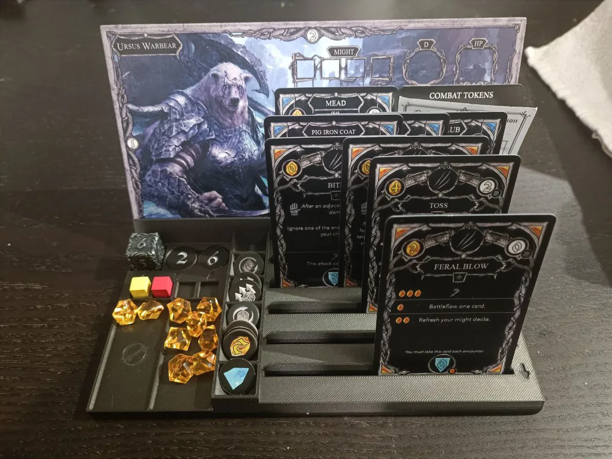 Player Dashboard for Oathsworn — StageTop Playtile