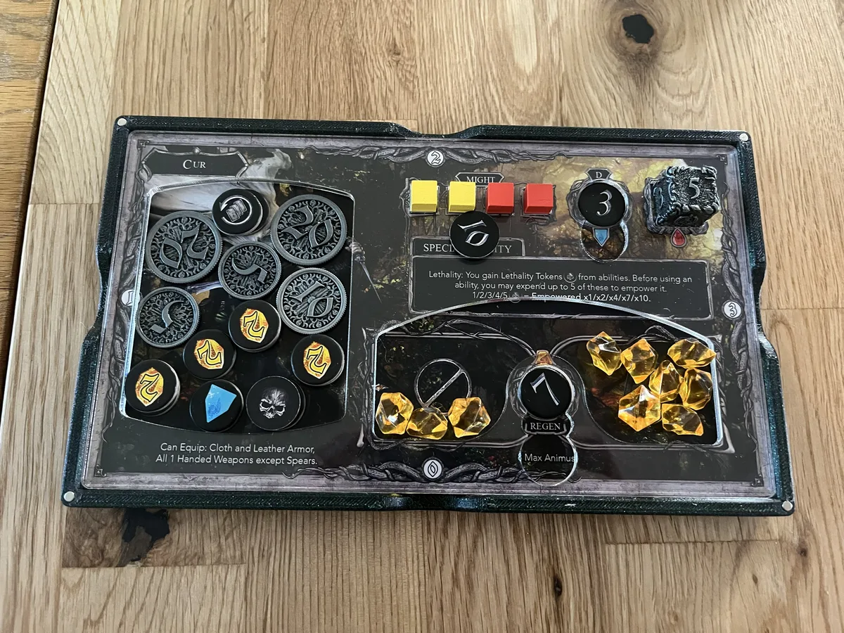 Oathsworn: Player dashboard and Storage in one model