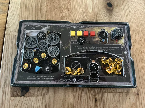 Oathsworn: Player dashboard and Storage in one model