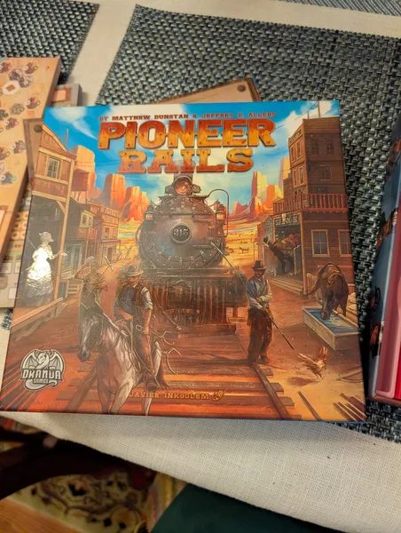 Pioneer Rails board game insert