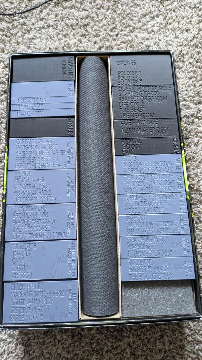Legendary Encounters - Alien 3D printed insert