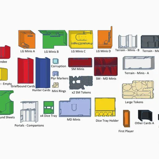 Grimcoven Insert (supports minis and 3d terrain)