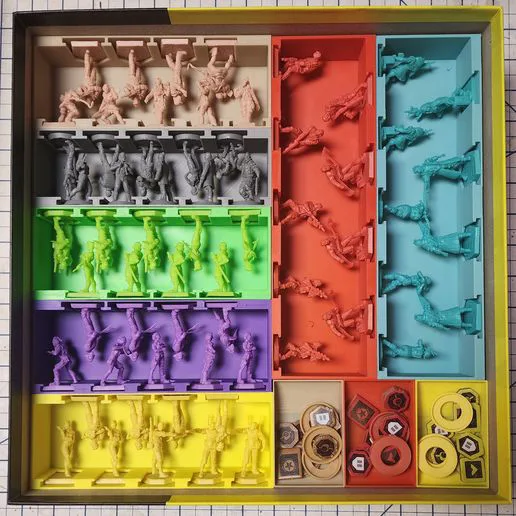 Insert for Retail Cyberpunk 2077 Gangs Of Night City Board Game + Families And Outcasts Expansion