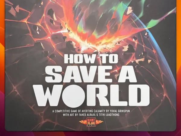 How To Save a World Insert with Extras