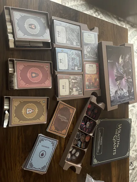 Wraith & the Giants board game insert (with expansion)