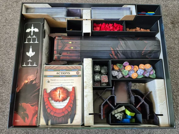 Fate of the Fellowship Board Game Insert
