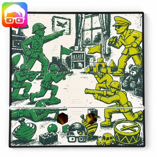 Little soldiers organizer by @ammedia3d [tabletop board game inserts sku: LTSD001]