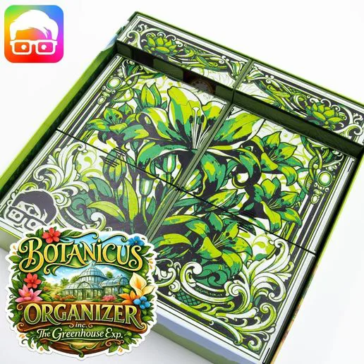 Botanicus organizer (inc. The Greenhouse exp.) by @ammedia3d [tabletop board game inserts sku: BTNC001]