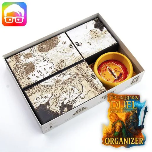 LOTR Lord of the Rings Duel for Middle earth board game organizer by @ammedia3d [tabletop board game inserts sku: TLOTR001]