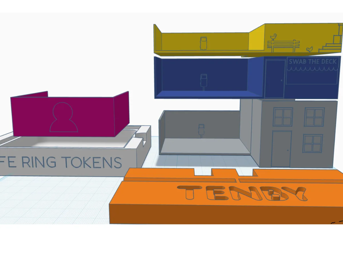 Tenby Insert/Gameplay Organizer(sleeves supported)
