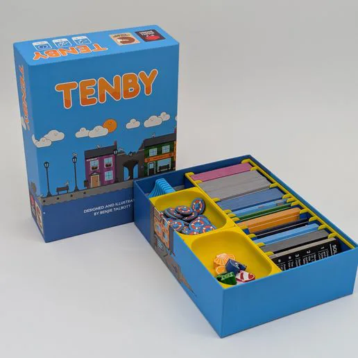 Tenby Board Game Insert & Organizer | 3D Printed Storage Trays