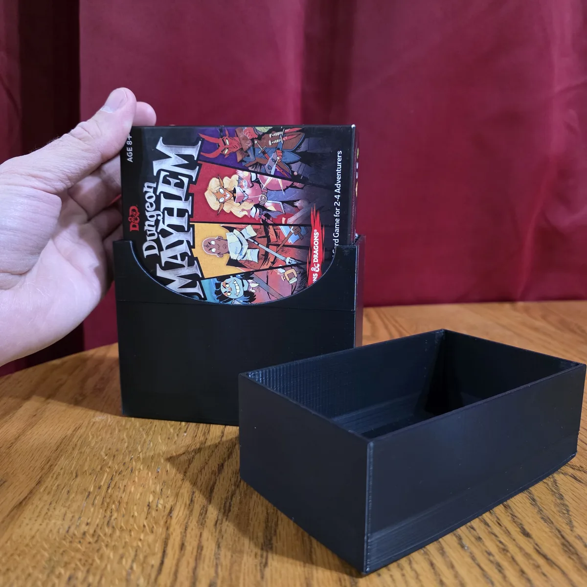 Dungeon Mayhem Deck Box - Holds Original Box + 6 Decks (Base + Expansions)