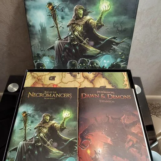 Rise of the Necromancers game organizer & insert - holds expansion