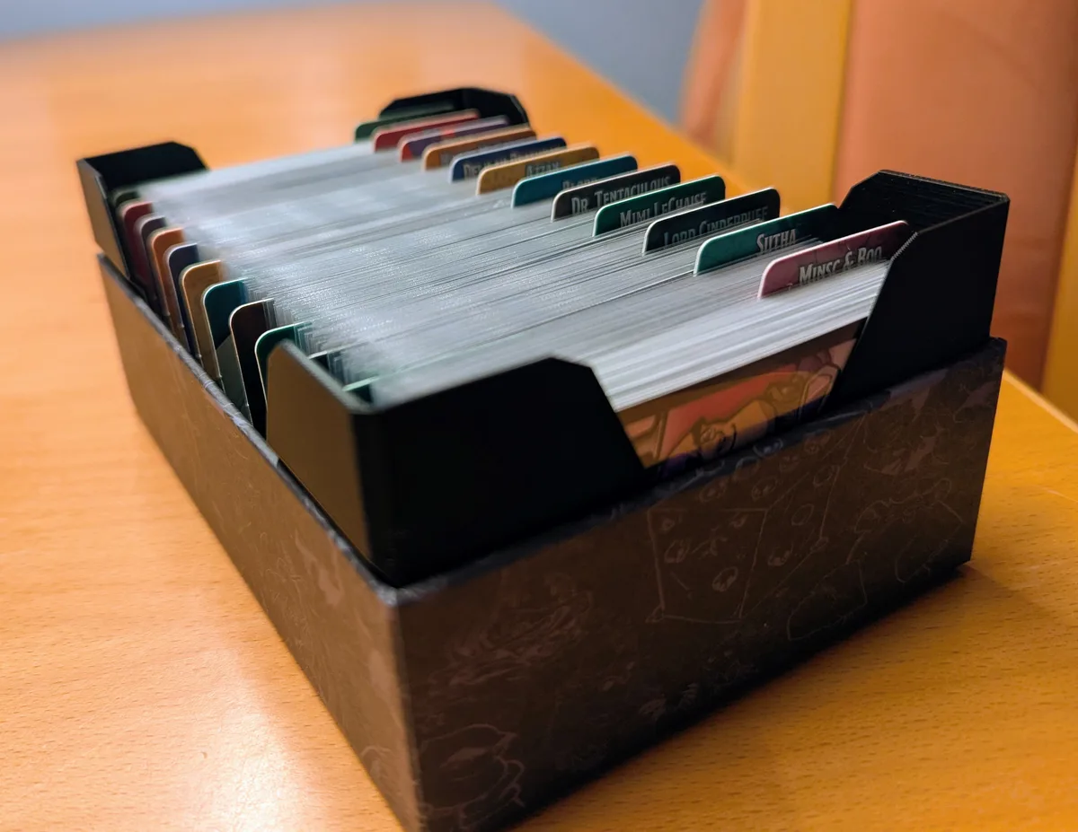 Dungeon Mayhem Monster Madness (small box) insert for sleeved cards