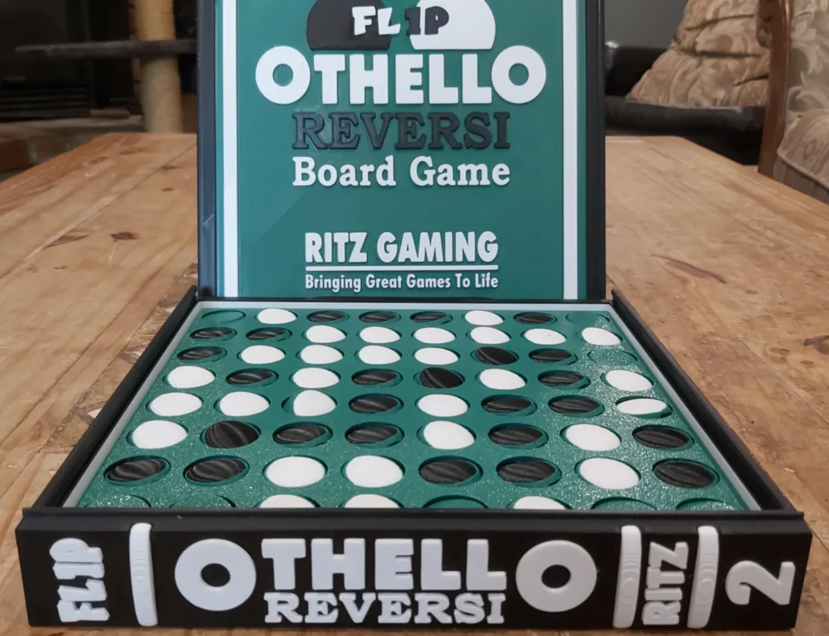 OTHELLO (Reversi) FLIP GAME- Bookcase Edition