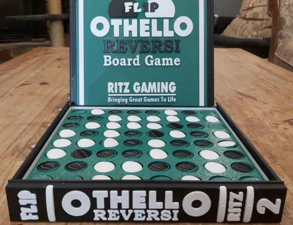 OTHELLO (Reversi) FLIP GAME- Bookcase Edition