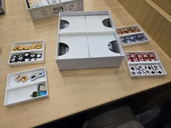 Command of Nature base game + expansion sleeved holder for base game box