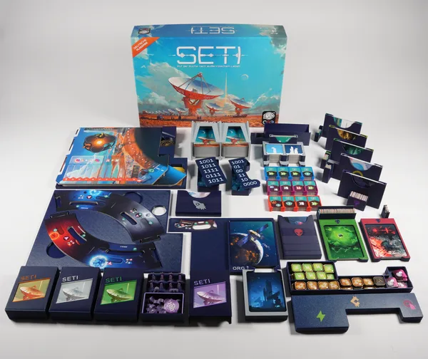 SETI & EXPANSION SPACE AGENCIES - INSERT, EINSATZ, INLAY, ORGANIZER