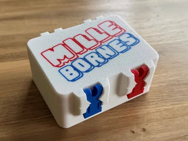 Mille Bornes Boîte à cartes remix logo/couleur