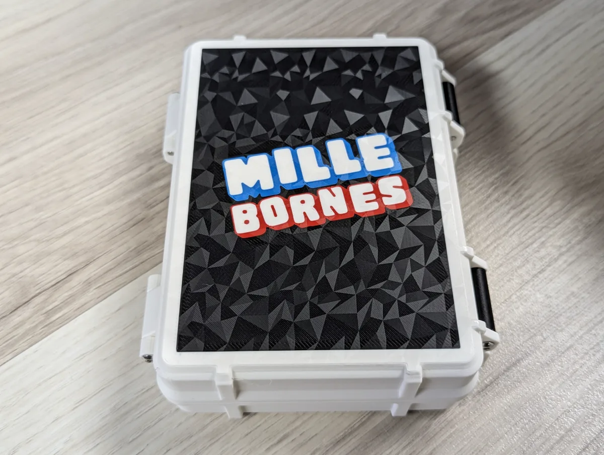Mille Bornes Card Game Box Multicolor