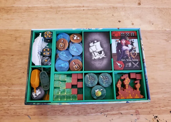 Tiny Epic Pirates Organizer