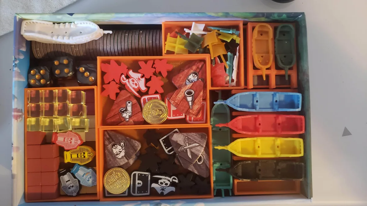 Tiny Epic Pirates Organizer