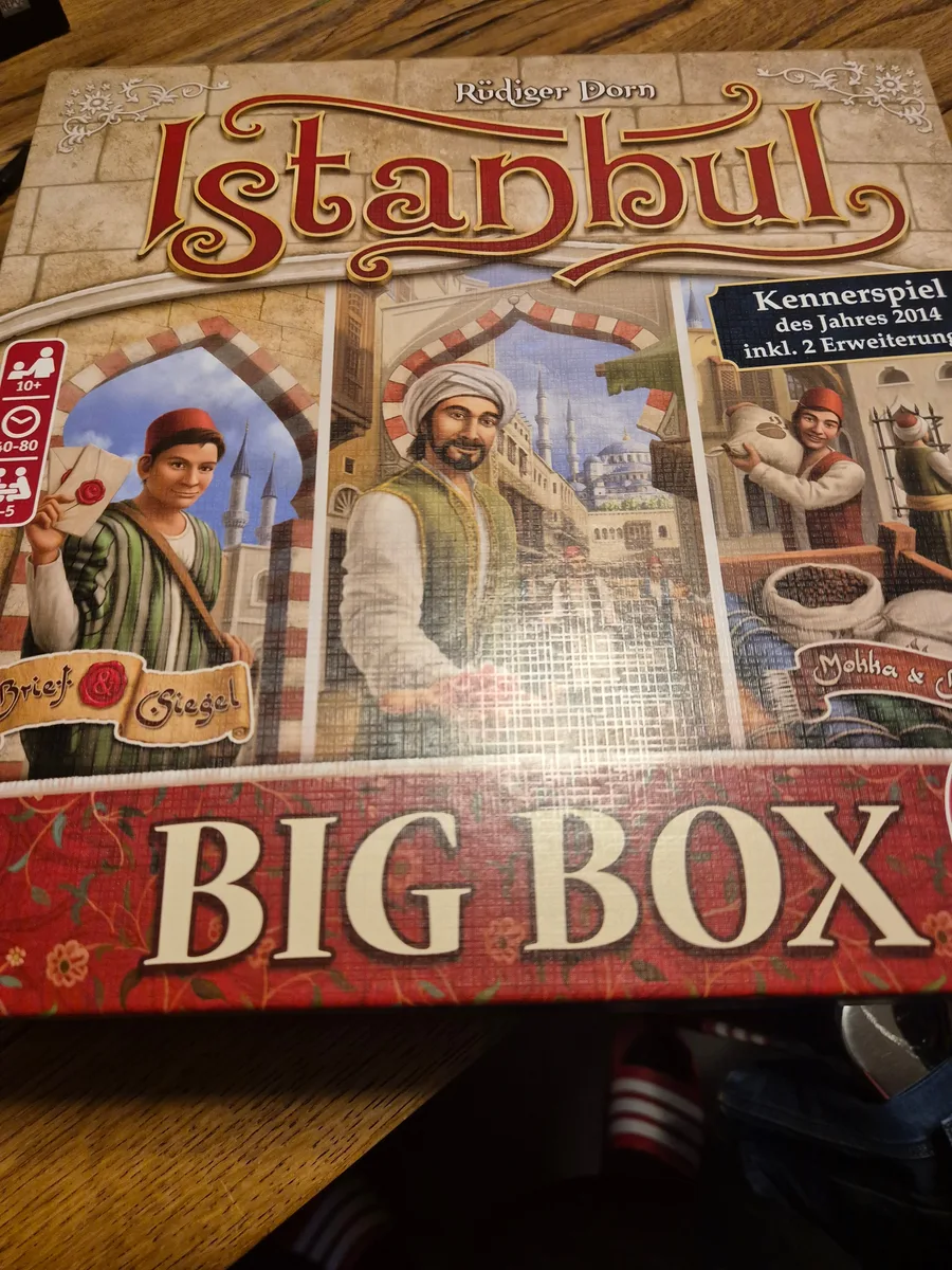 Istanbul Big Box Board game Insert