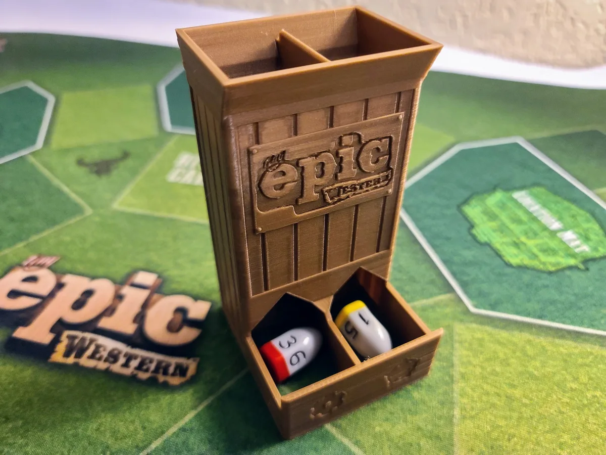 Tiny Epic Dice Tower for Tiny Epic Western