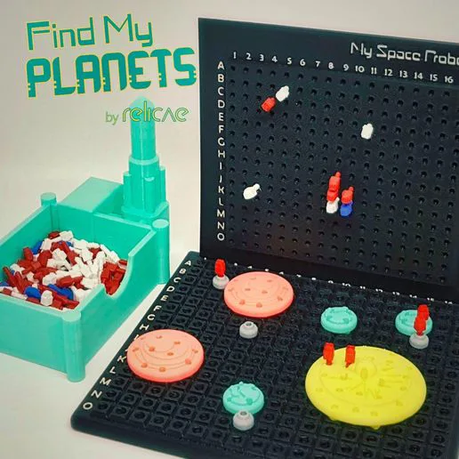 Find My Planets - Guessing Game (Battleship style)